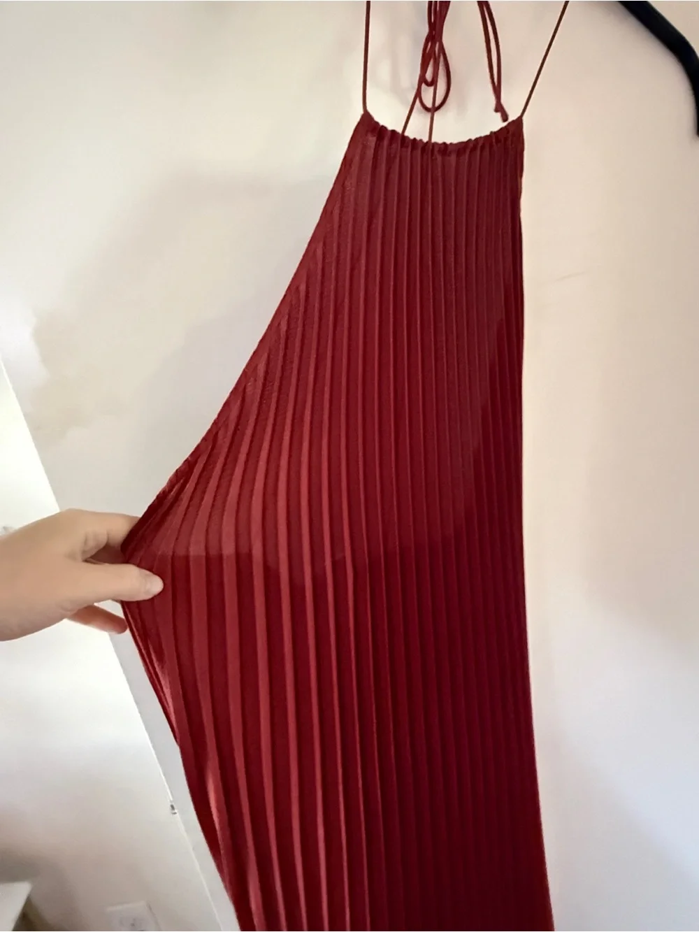 Sezane Layla Dress Terracotta 36/4 - Picture 4 of 11